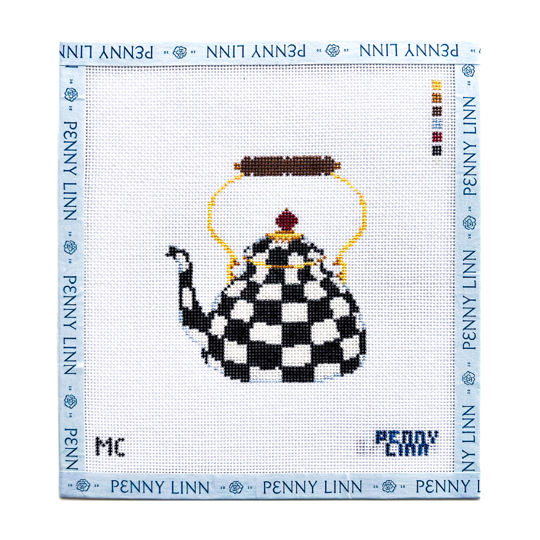MacKenzie-Childs Courtly Check Tea Kettle