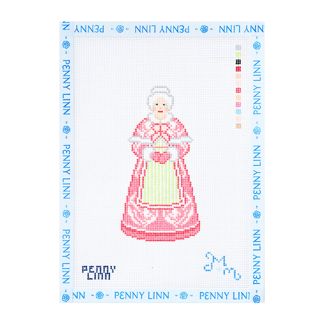 Pink-mas Chinoiserie Mrs. Claus