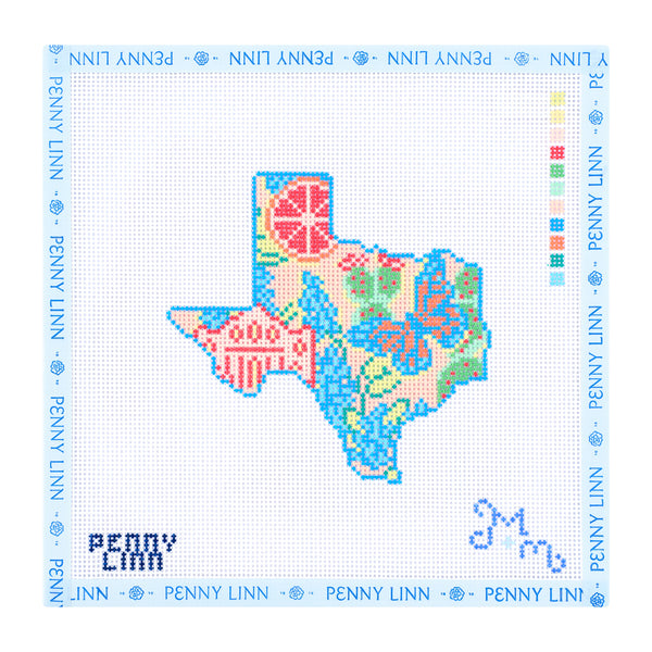 Texas Vibrant State Shape