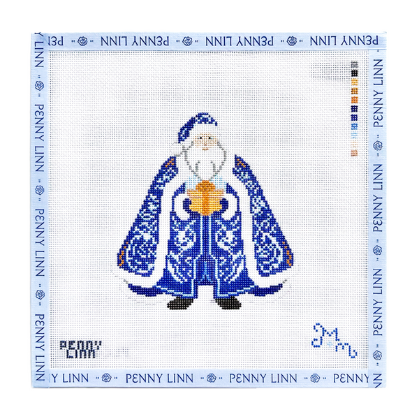 Chinoiserie Santa - Blue