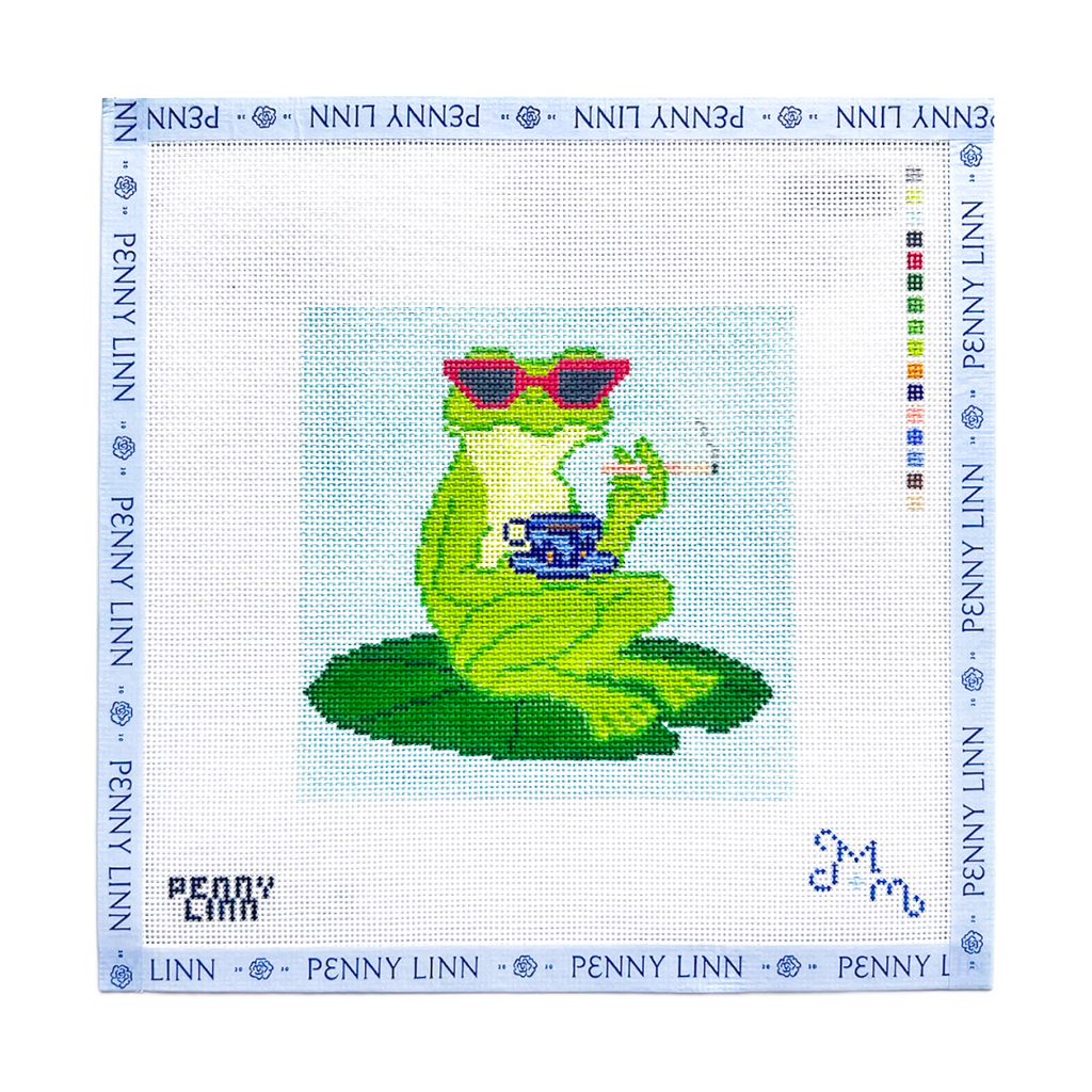 Tea Time Frog – Penny Linn
