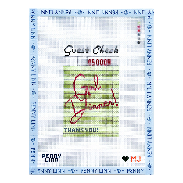 Girl Dinner Guest Check