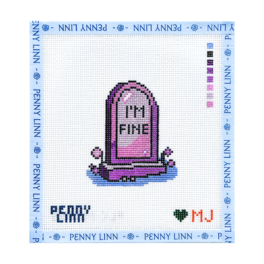 Halloween Headstone - I'm Fine