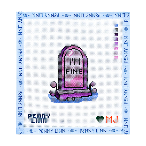 Halloween Headstone - I'm Fine
