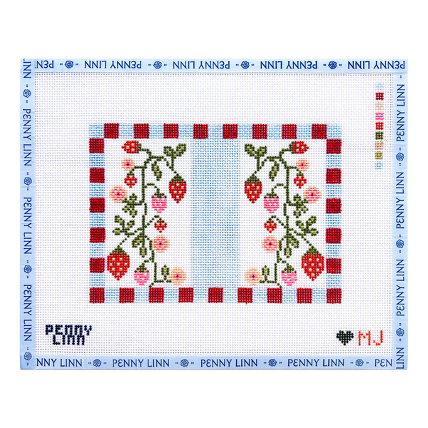 Strawberry Monogram Clutch