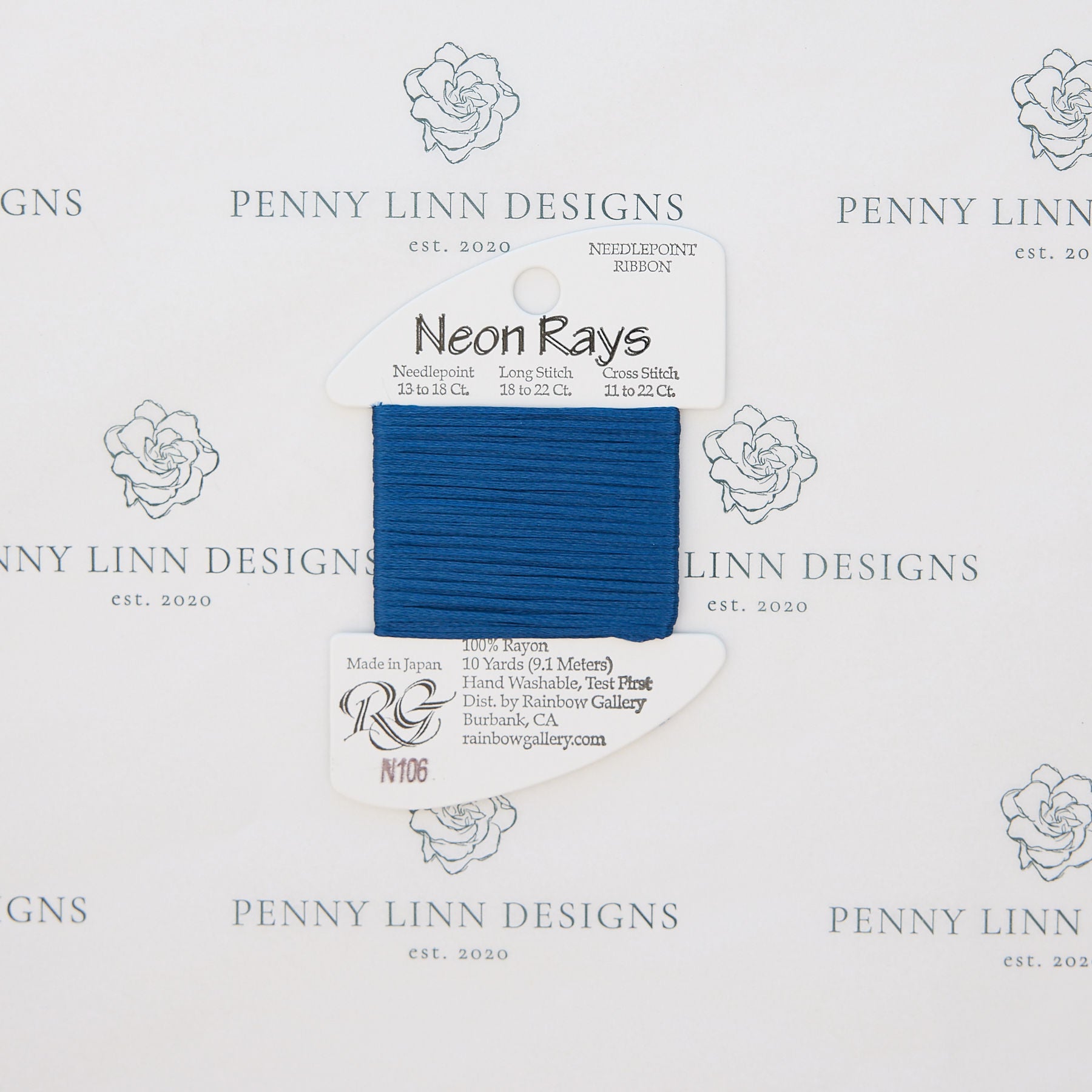 展示美品 TIME＆STYLE night bird シングル rainbow gallery neon rays+ thread needlepoint – Penny Linn