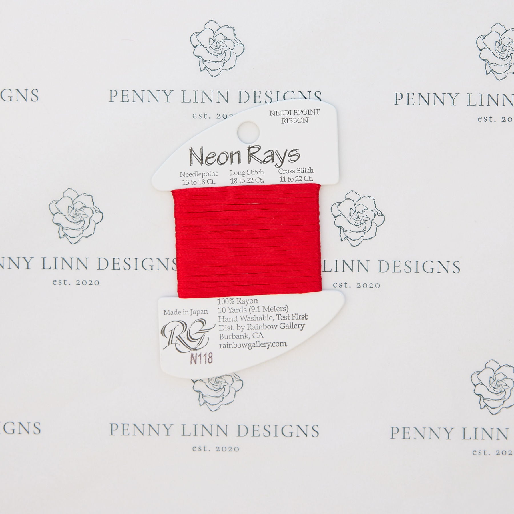 rainbow gallery neon rays+ thread needlepoint – Penny Linn