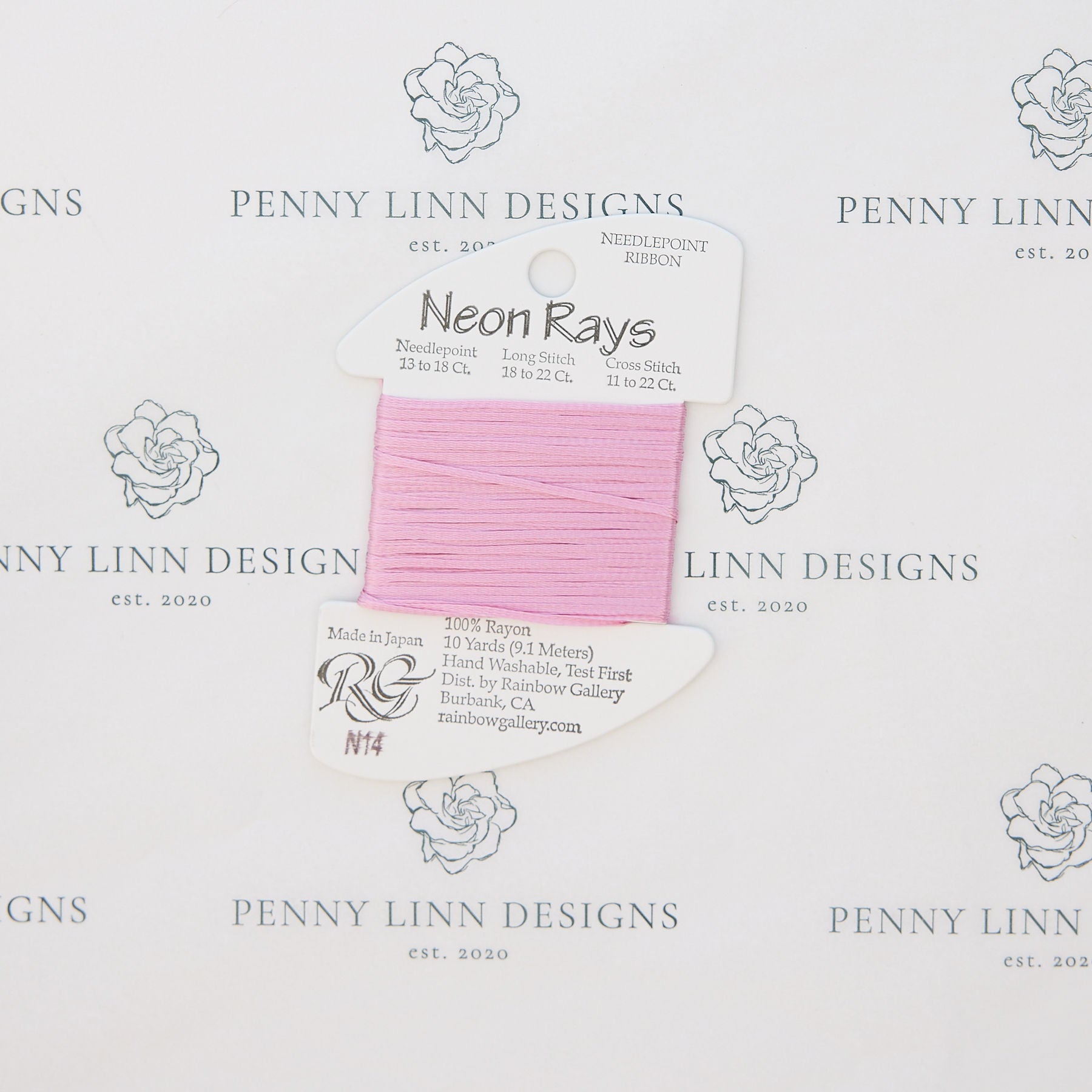 rainbow gallery neon rays+ thread needlepoint – Penny Linn
