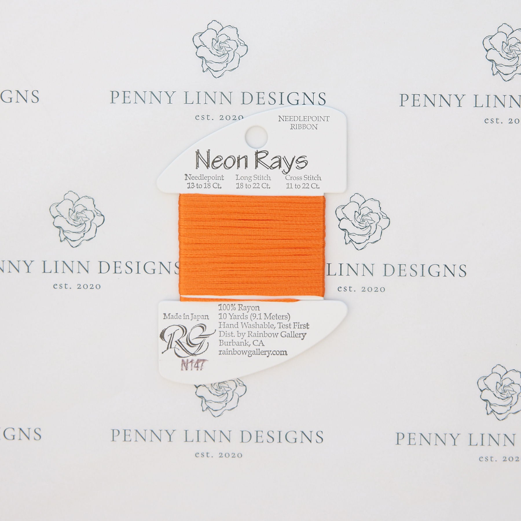 rainbow gallery neon rays+ thread needlepoint – Penny Linn