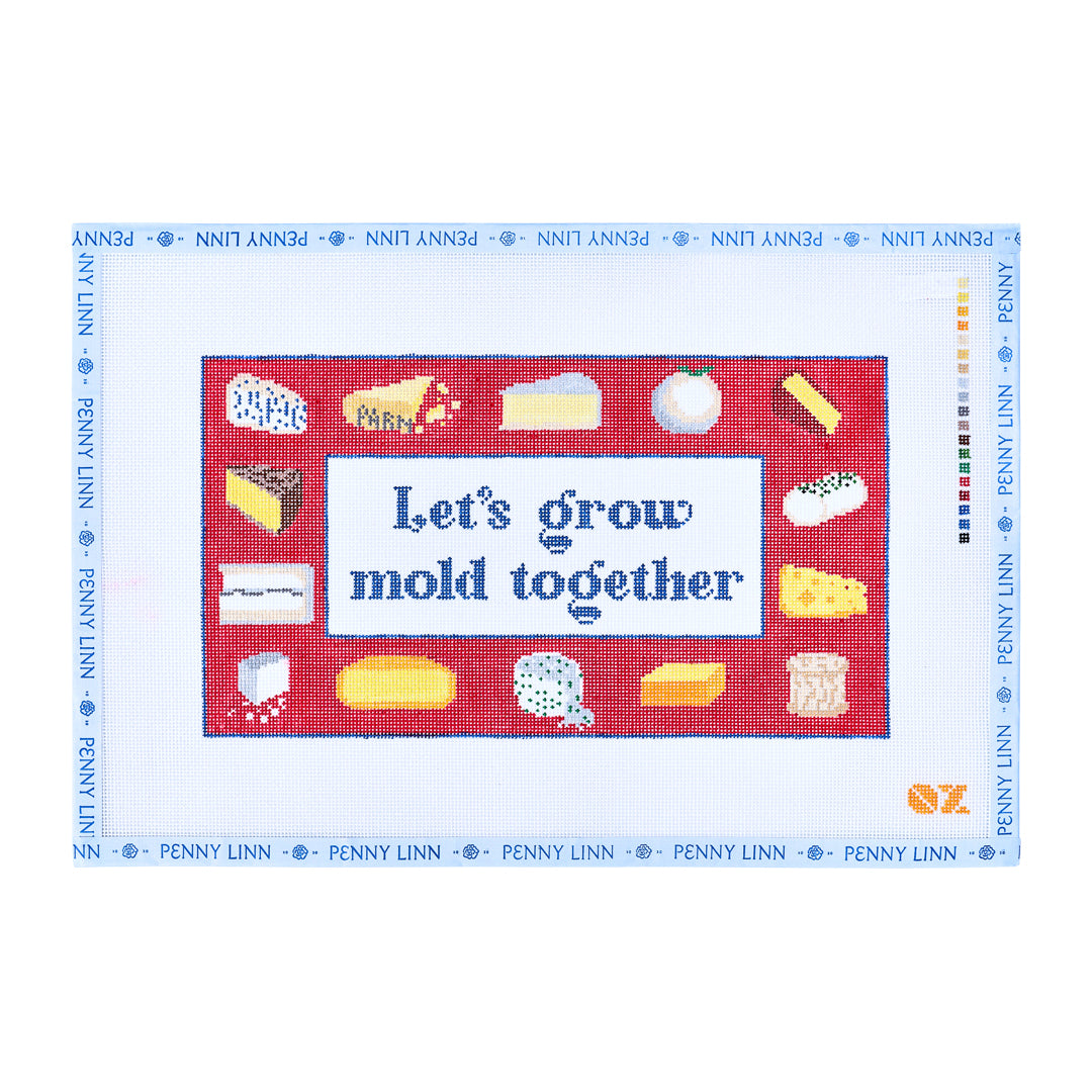 Cheese Pillow "Let's Grow Mold Together"