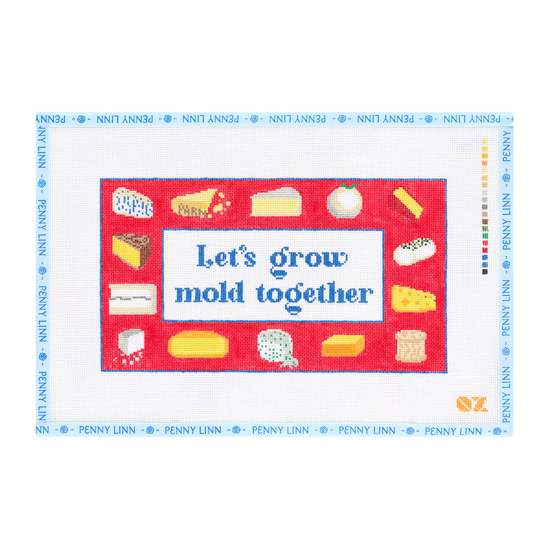 Cheese Pillow "Let's Grow Mold Together"