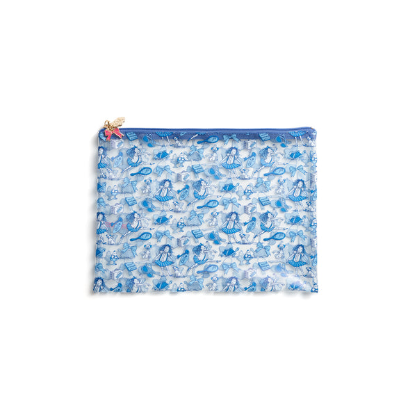 Eloise Toile Clear PVC Project Bag