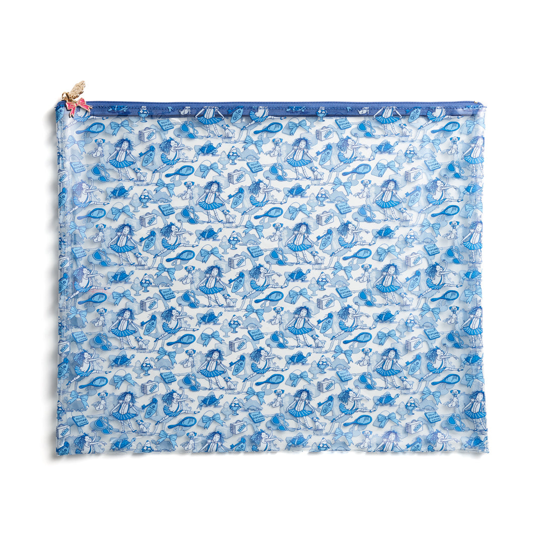 Eloise Toile Clear PVC Project Bag