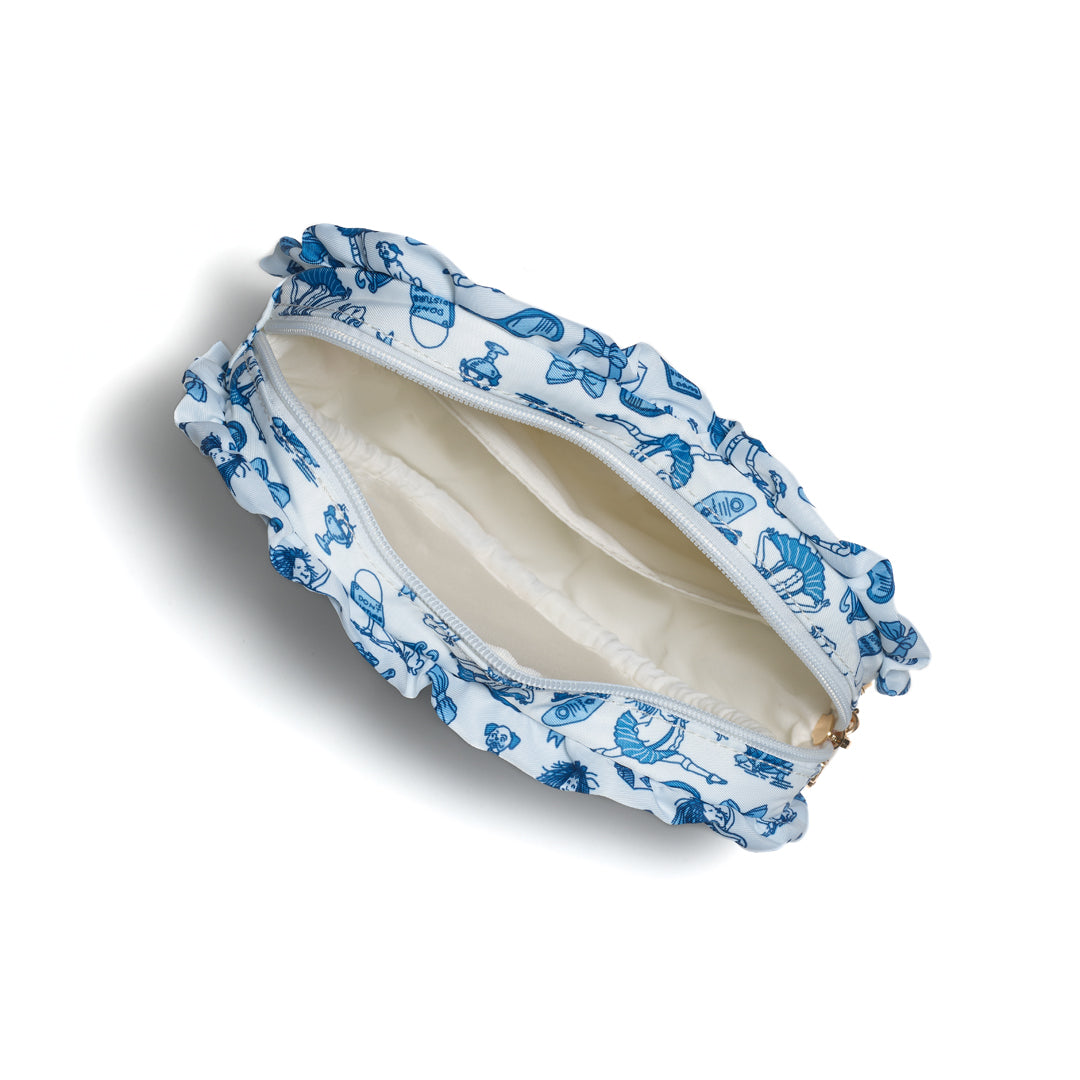 Eloise Toile Heart Ruffle Bag