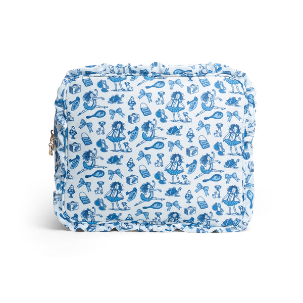 Eloise Toile Large Ruffle Nylon Bag