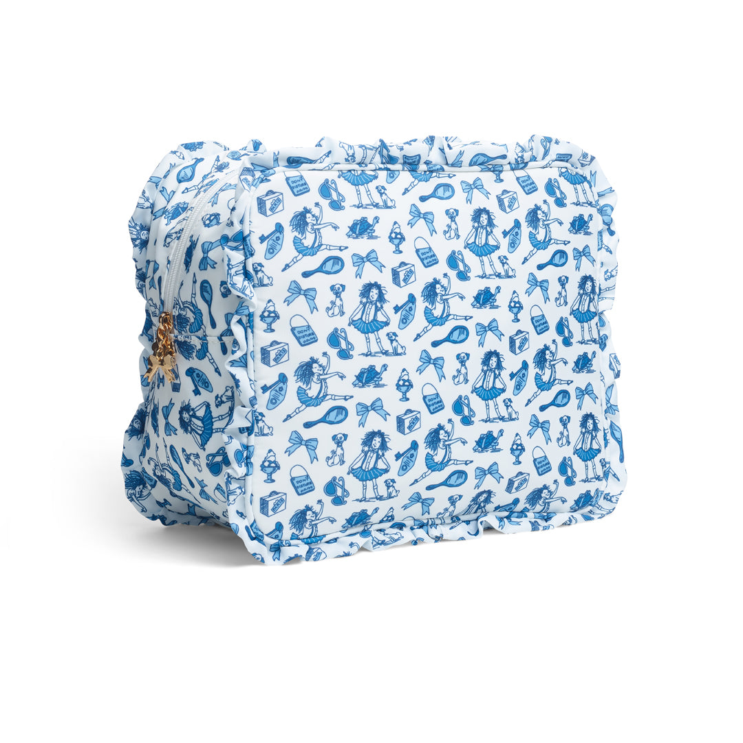 Eloise Toile Large Ruffle Nylon Bag