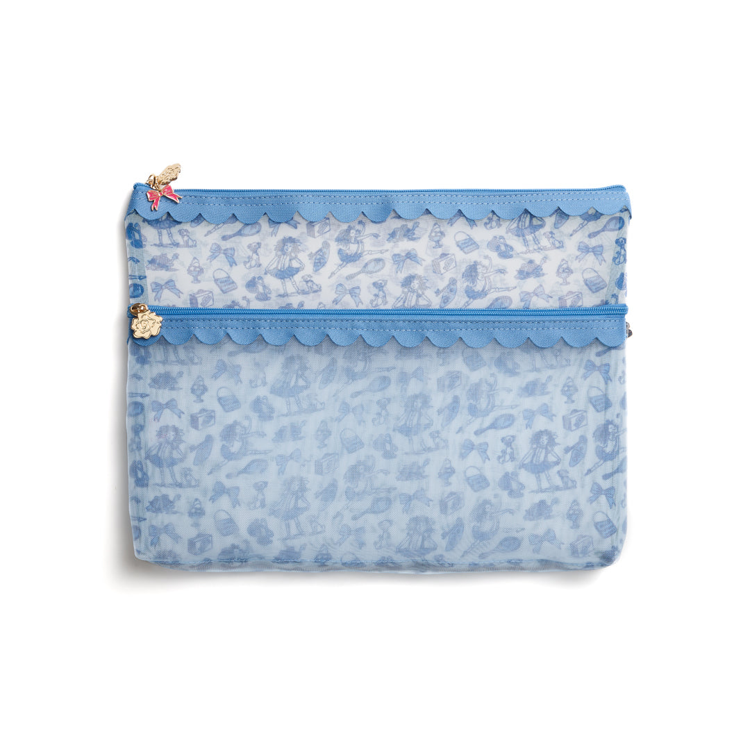 Eloise Toile Scallop Mesh Bag