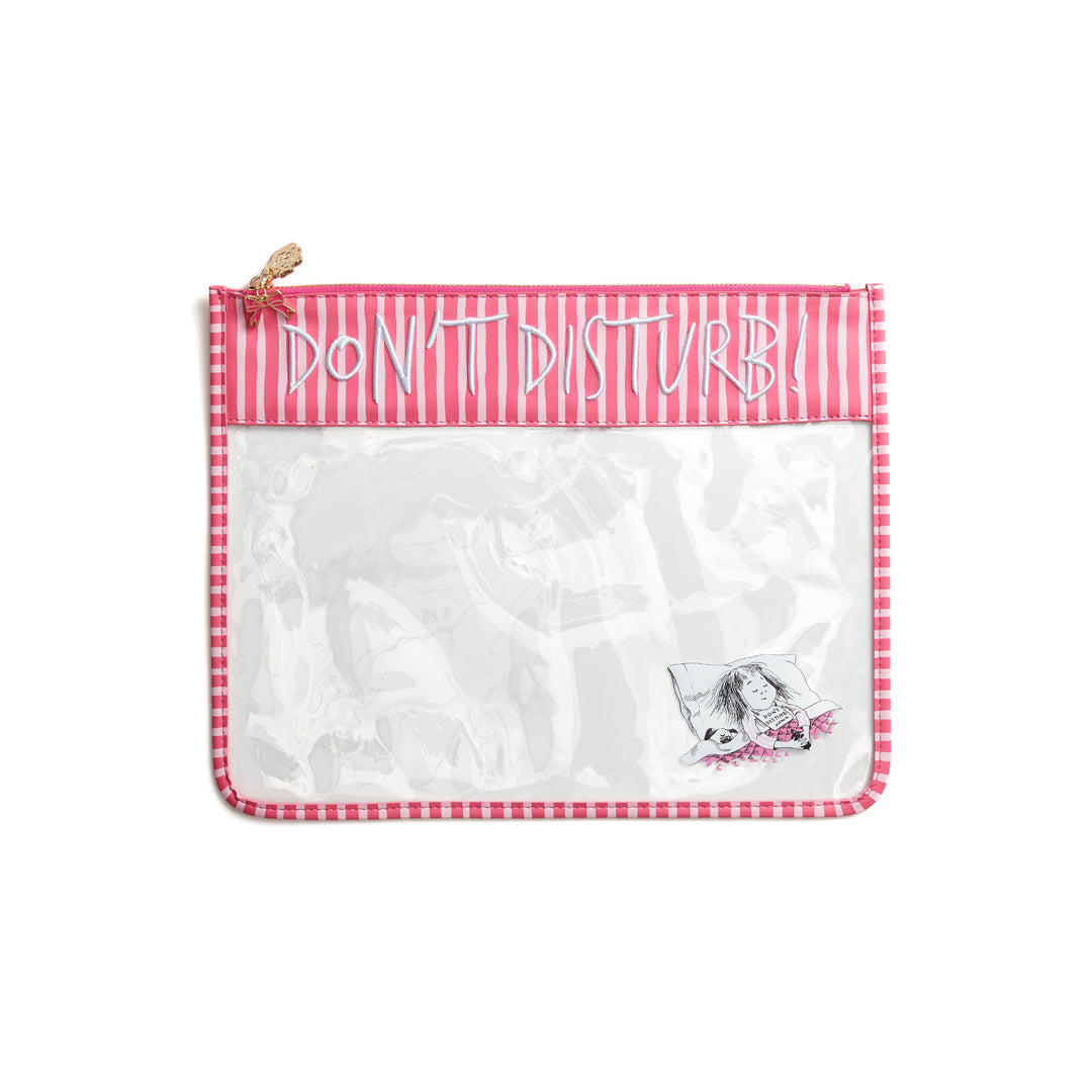 Don't Disturb Leather Project Bag