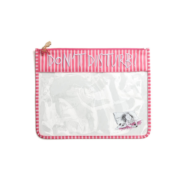 Don't Disturb Leather Project Bag