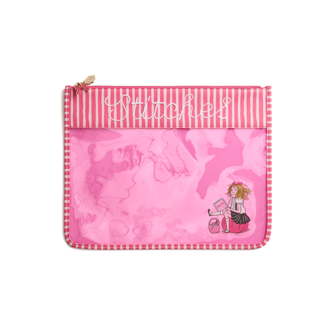 Eloise Stitching Leather Project Bag