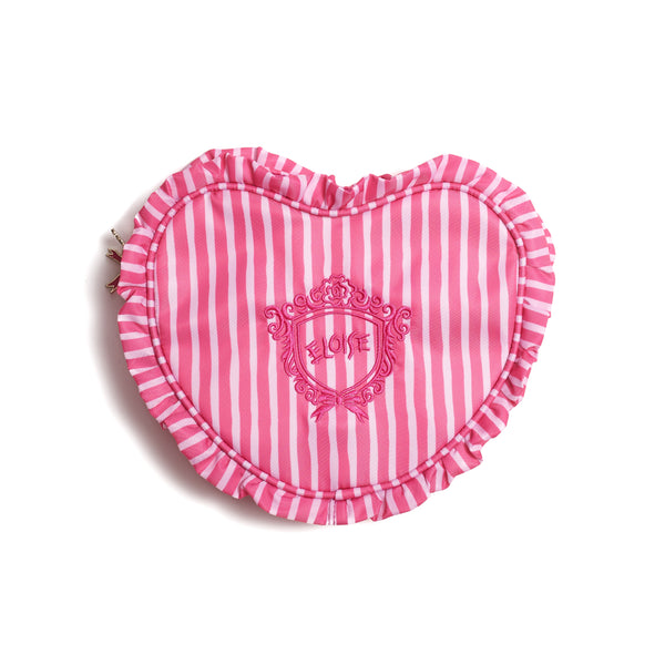 Eloise Stripes Heart Ruffle Bag