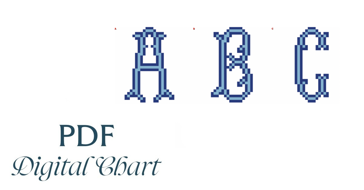 Blue Border for Single Letter