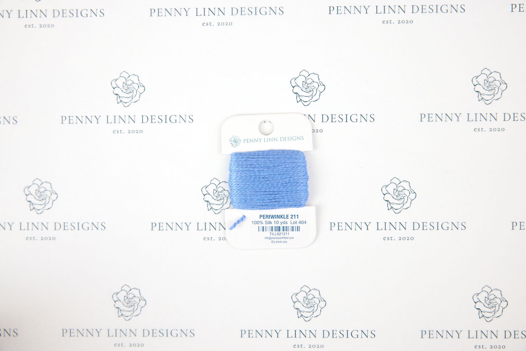 Planet Earth Silk Card - 211 Periwinkle