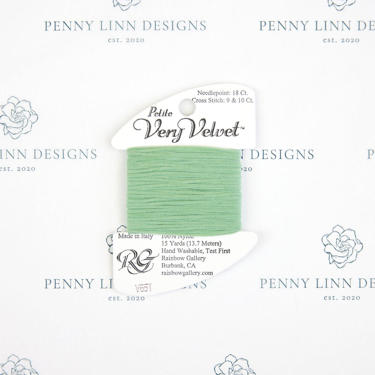 rainbow gallery petitevery velvet thread needlepoint – Penny Linn