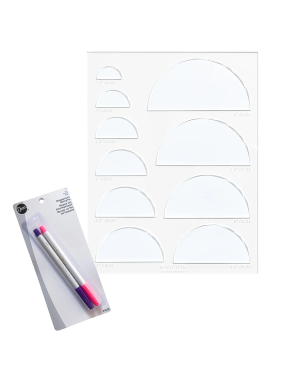 Arch Acrylic Stencil Sheet & Disappearing Ink Pens