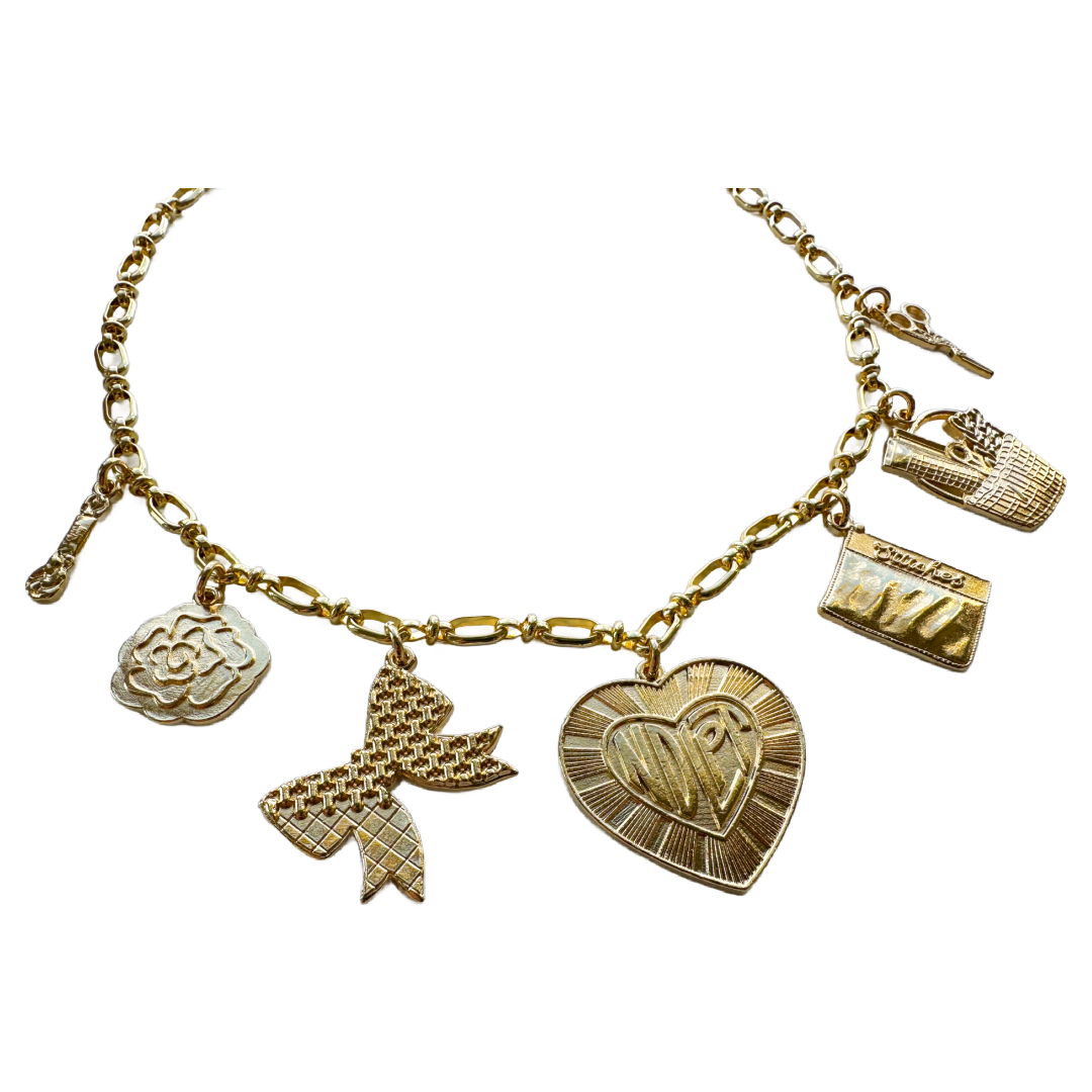 Needlepoint Charm Necklace