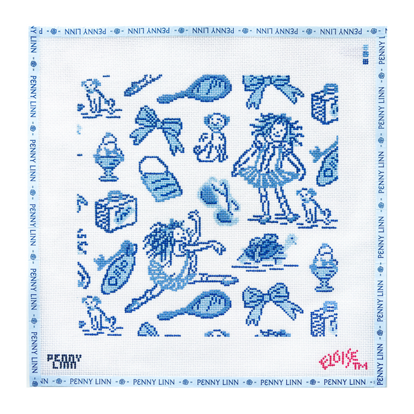 Eloise Blue & White Toile