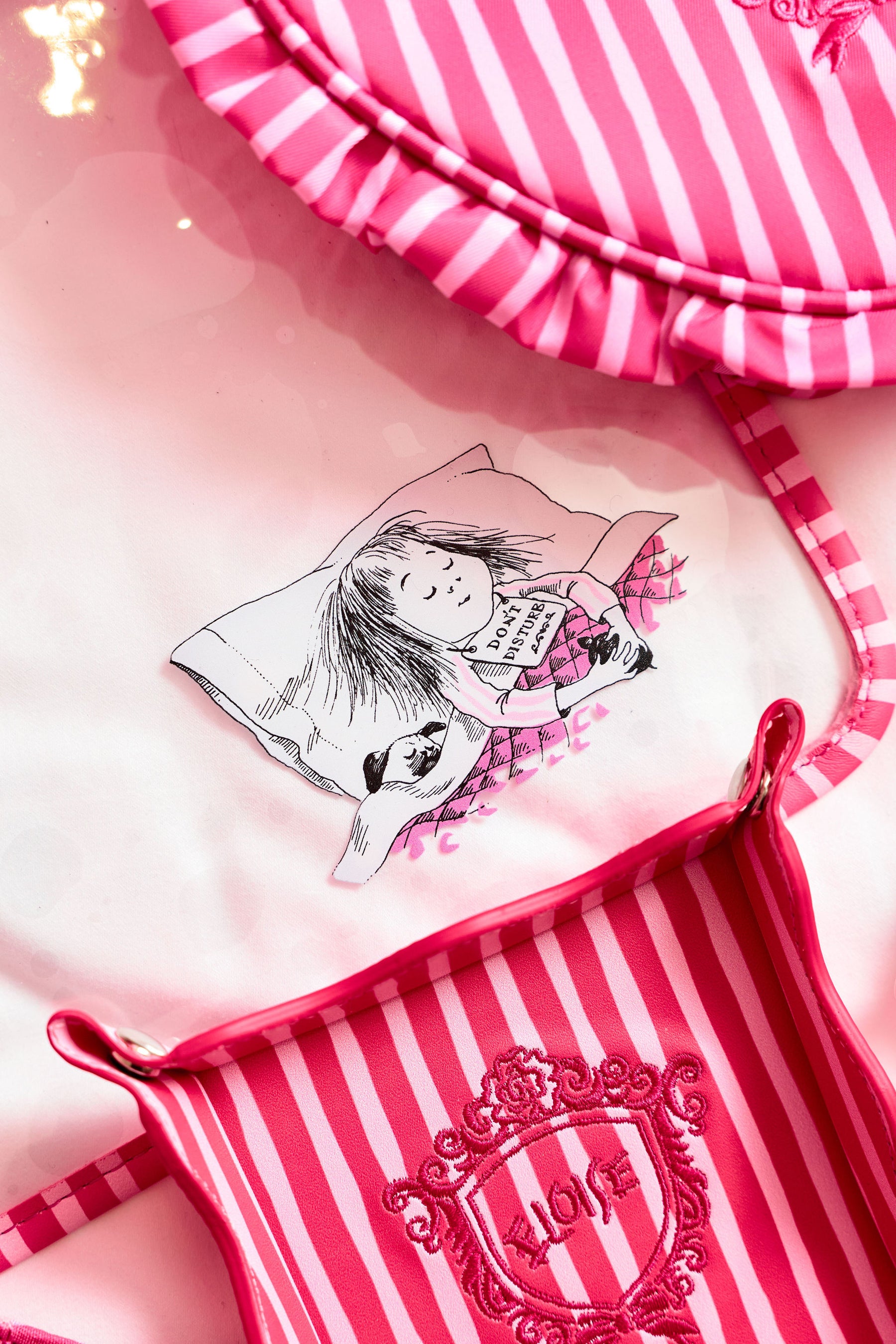 Don't Disturb Leather Project Bag