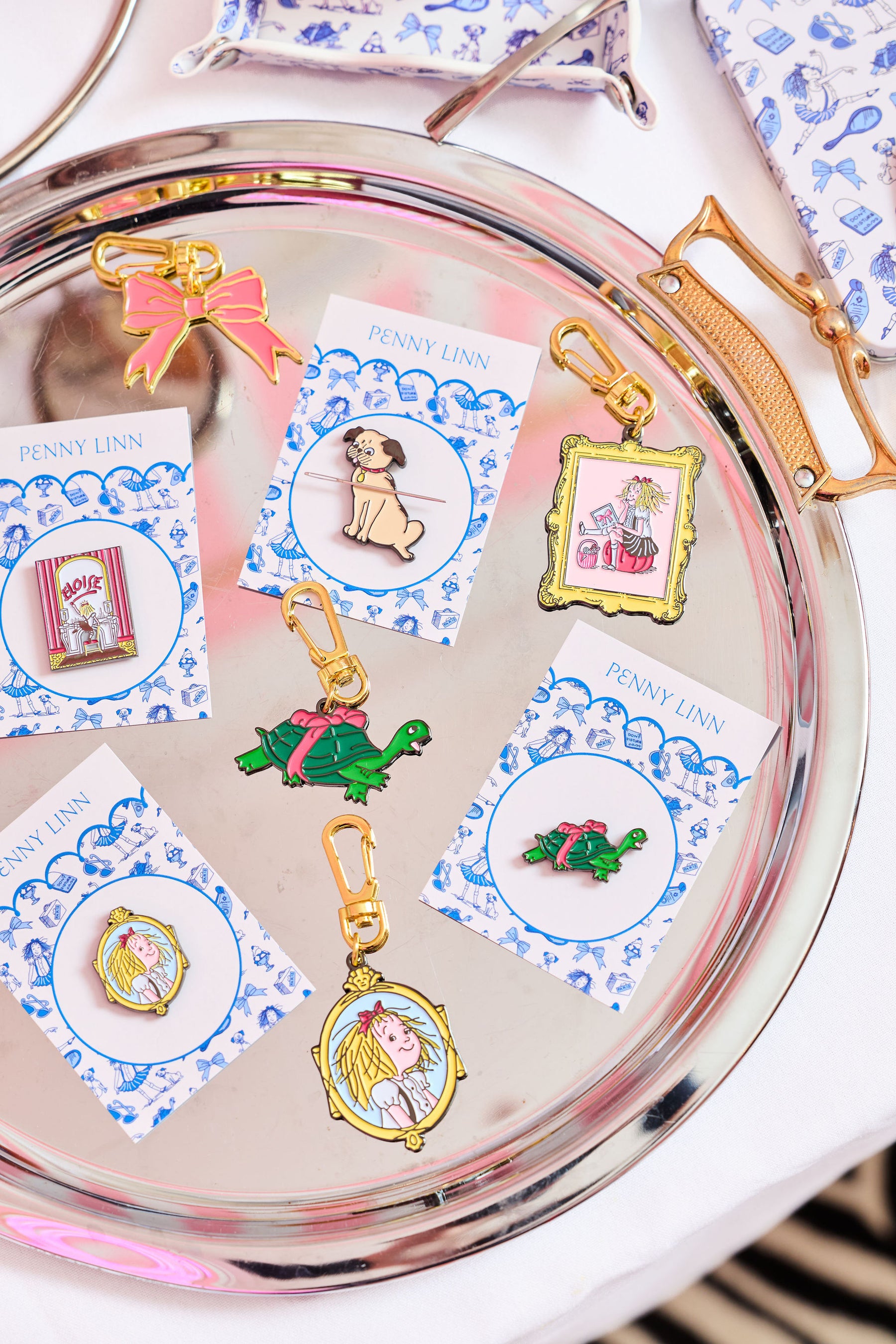 Eloise Skipperdee Enamel Keychain