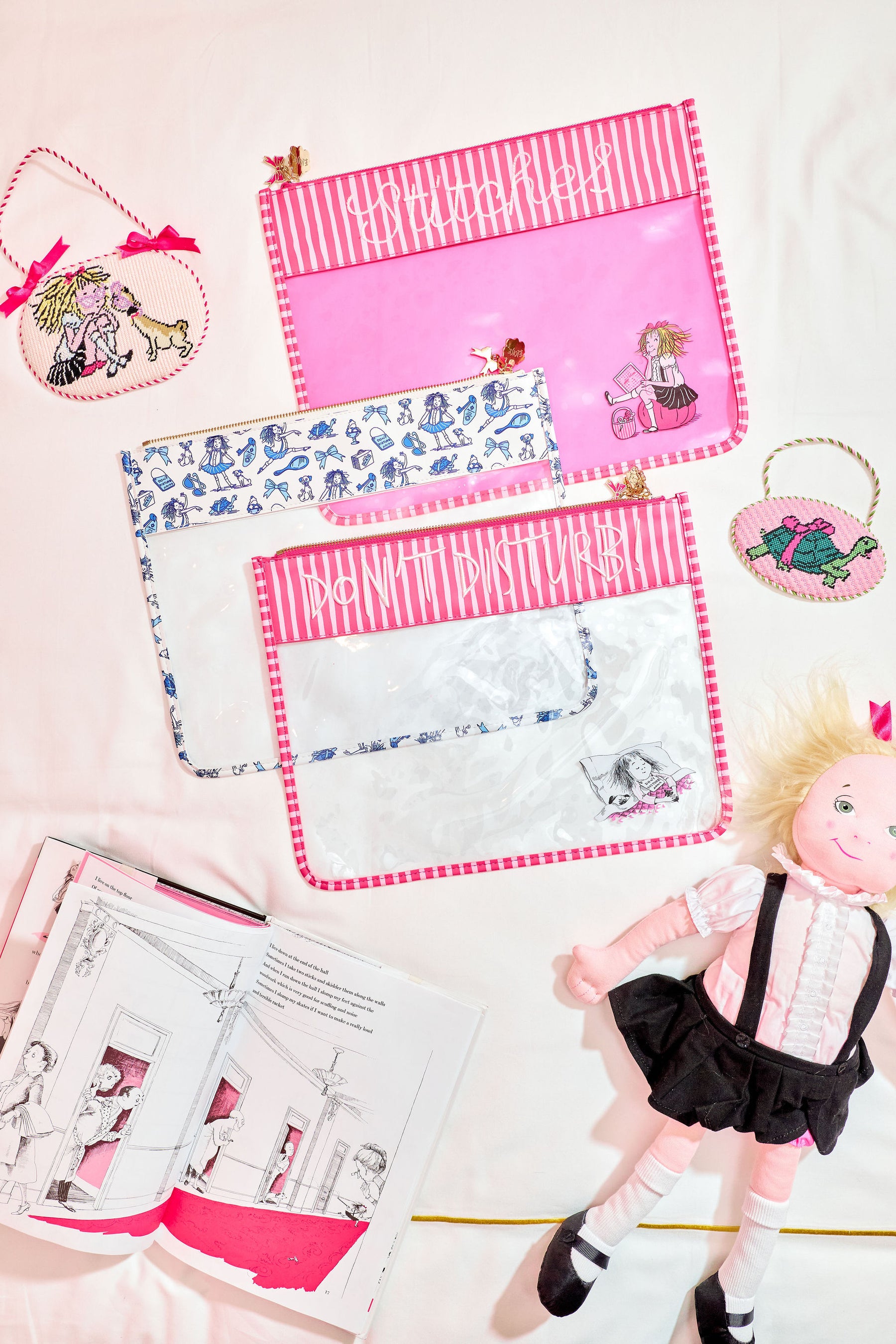 Eloise Stitching Leather Project Bag