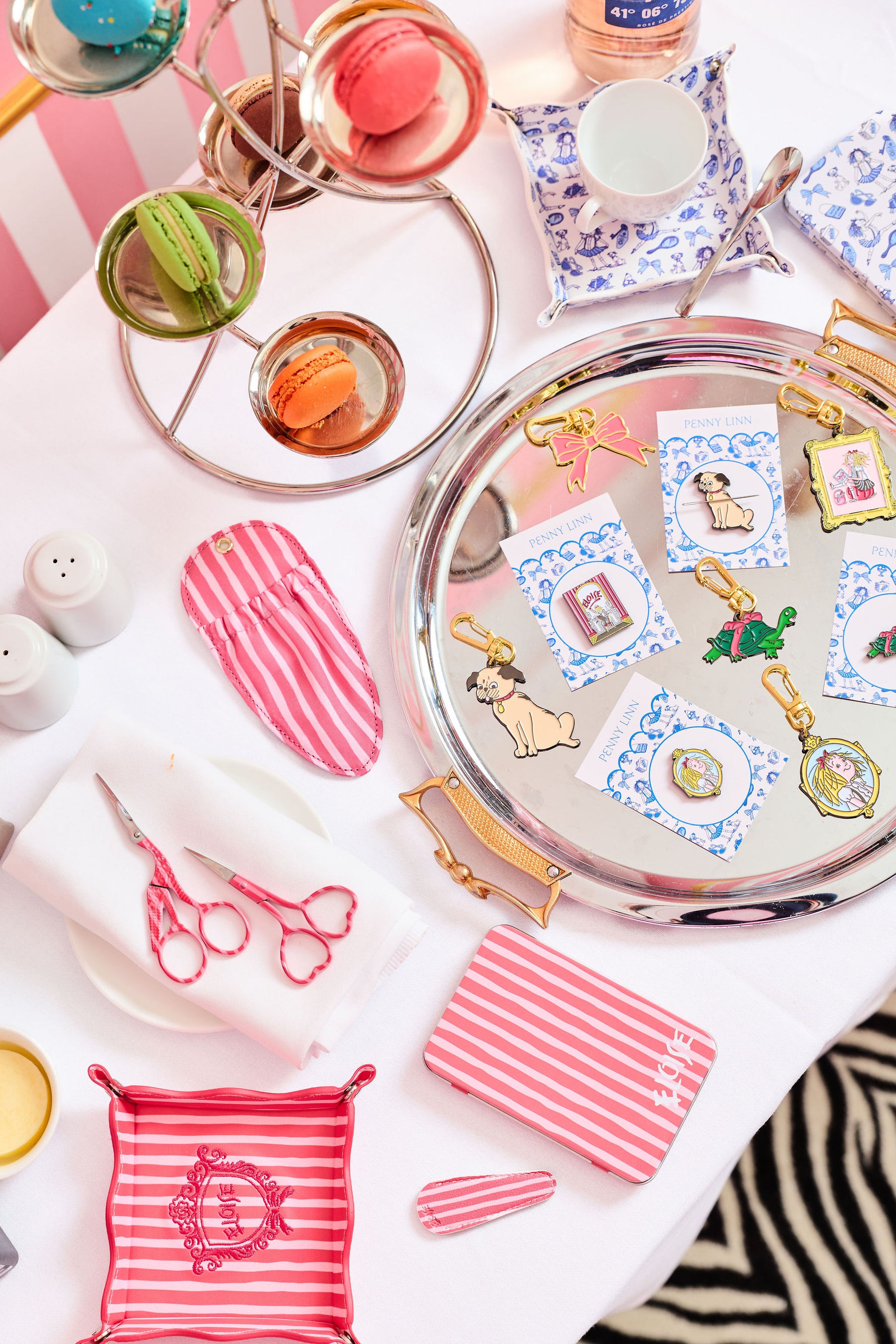 Eloise Stripe Fabric Scissor Case