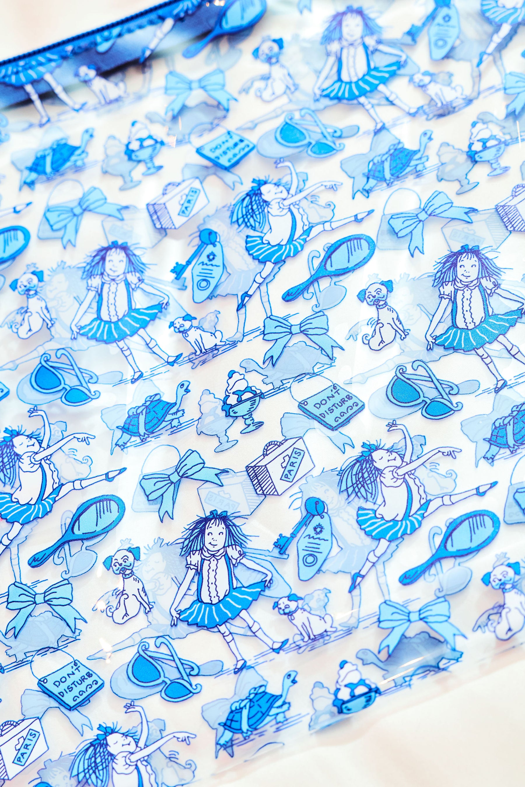 Eloise Toile Clear PVC Project Bag