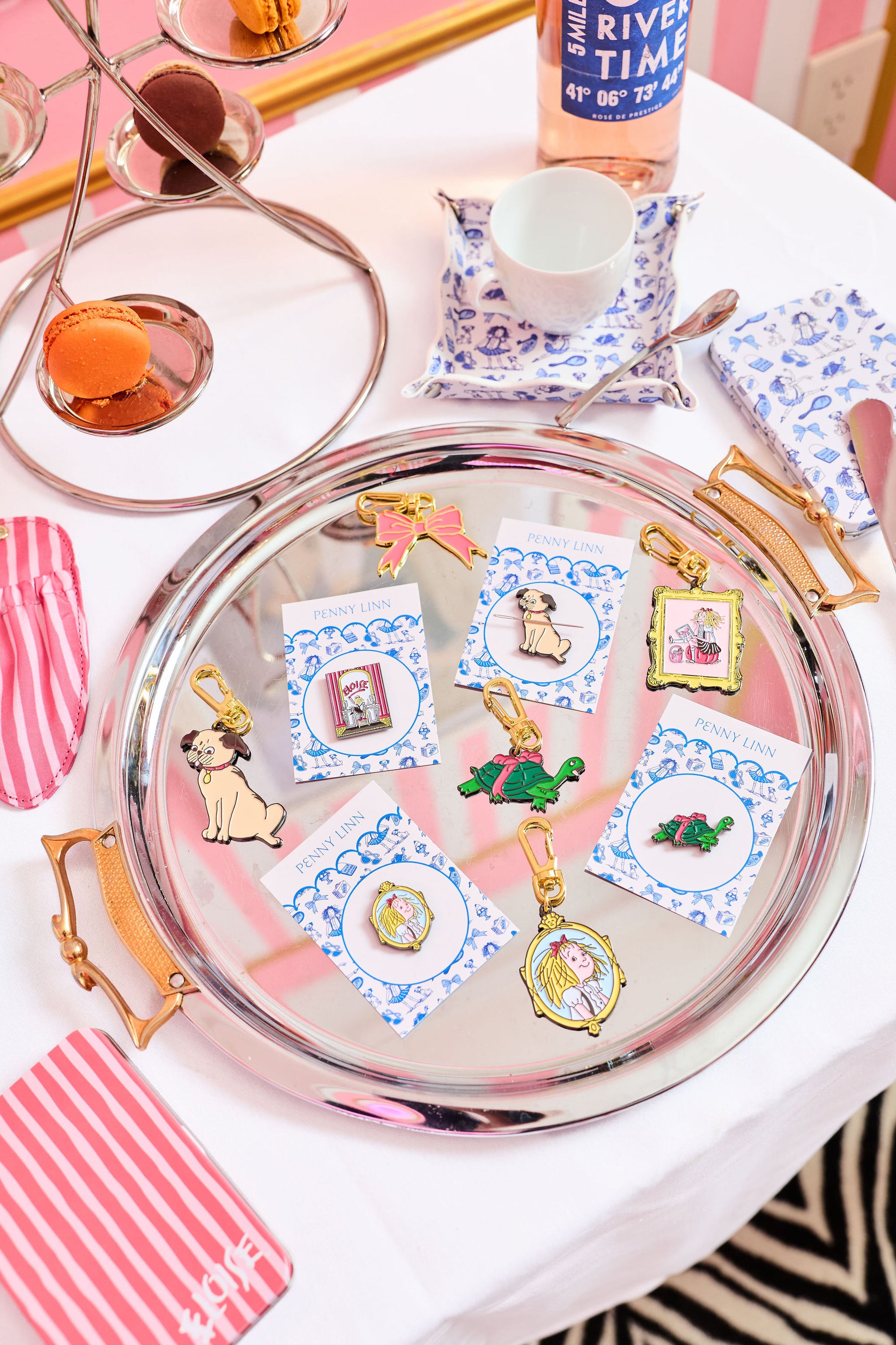 Eloise Weenie Enamel Keychain