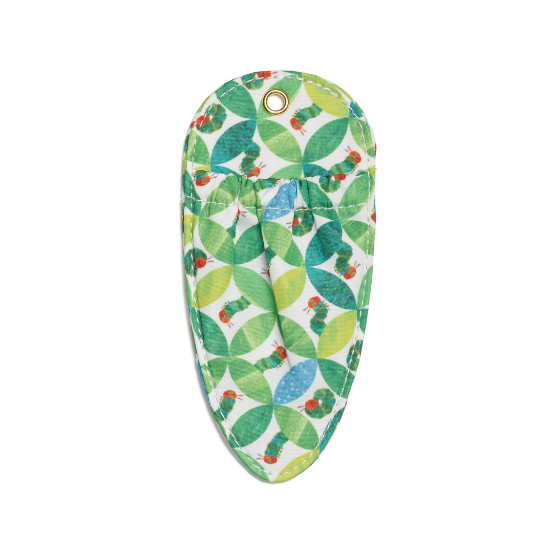 Circle Leaf Caterpillar Fabric Scissor Case
