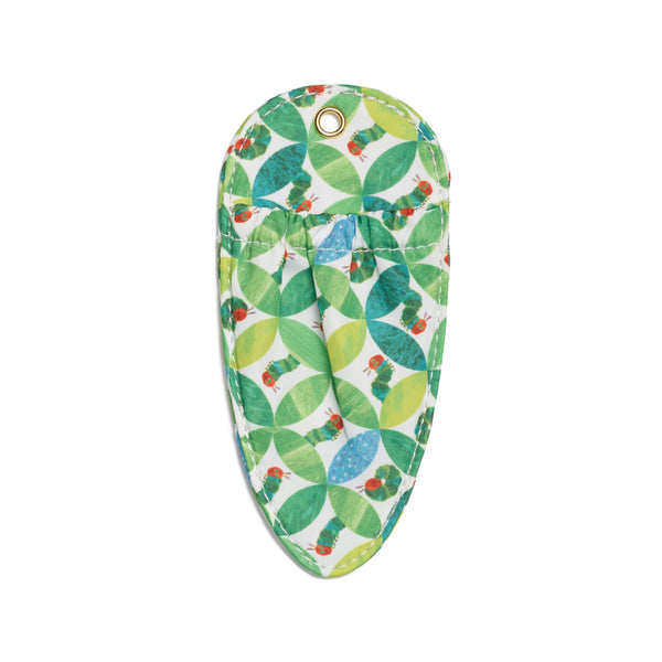 Circle Leaf Caterpillar Fabric Scissor Case