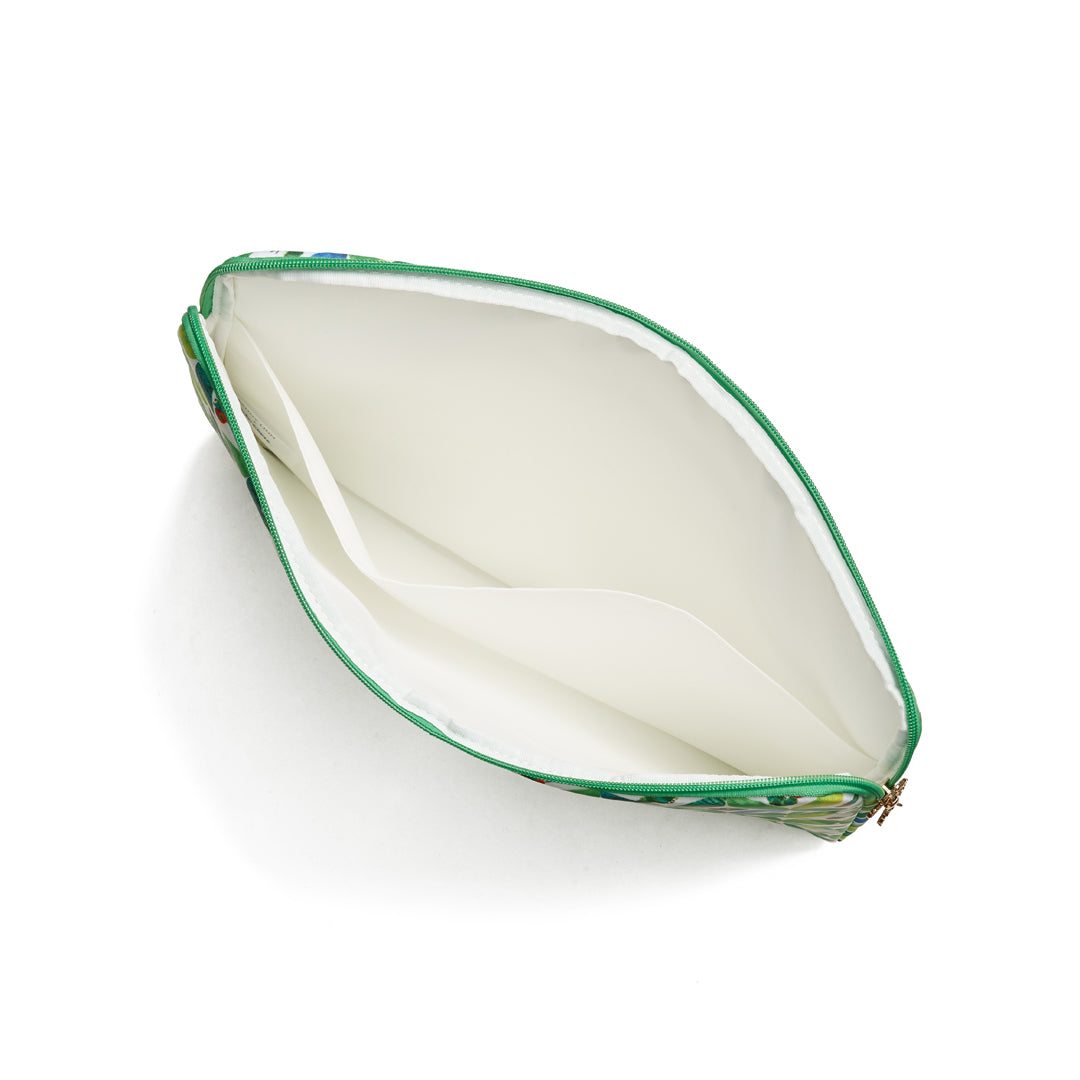 Circle Leaf Caterpillar Flat Pouch