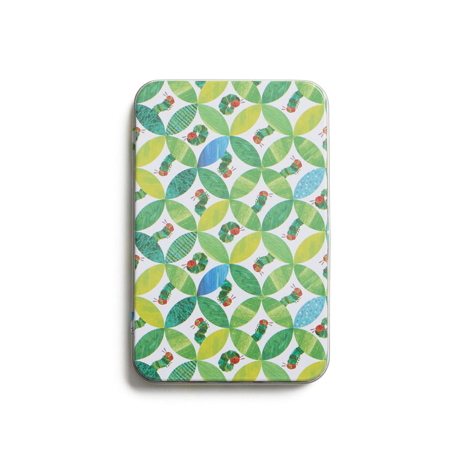 Circle Leaf Caterpillar Magnet Tin