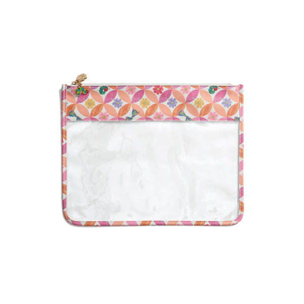 Circle Leaf Flower/Butterfly Leather Project Bag