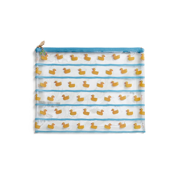 Duck Stripe PVC Project Bag