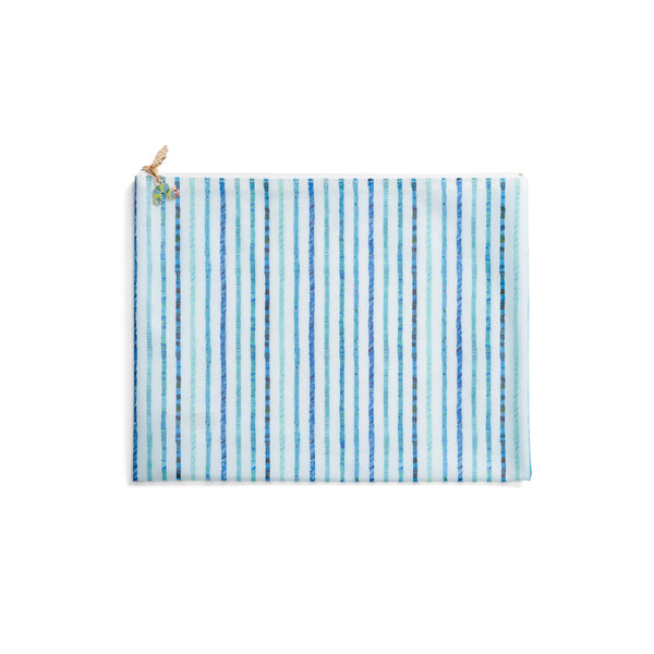 Multi-Stripe Opaque PVC Project Bag