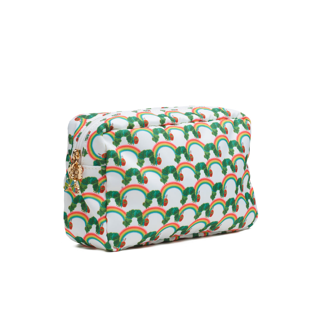 Rainbow Caterpillar Nylon Pouch
