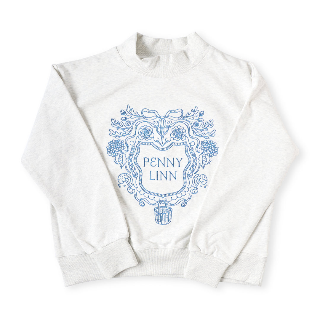 Penny Linn Full Crest Mock Neck Pullover