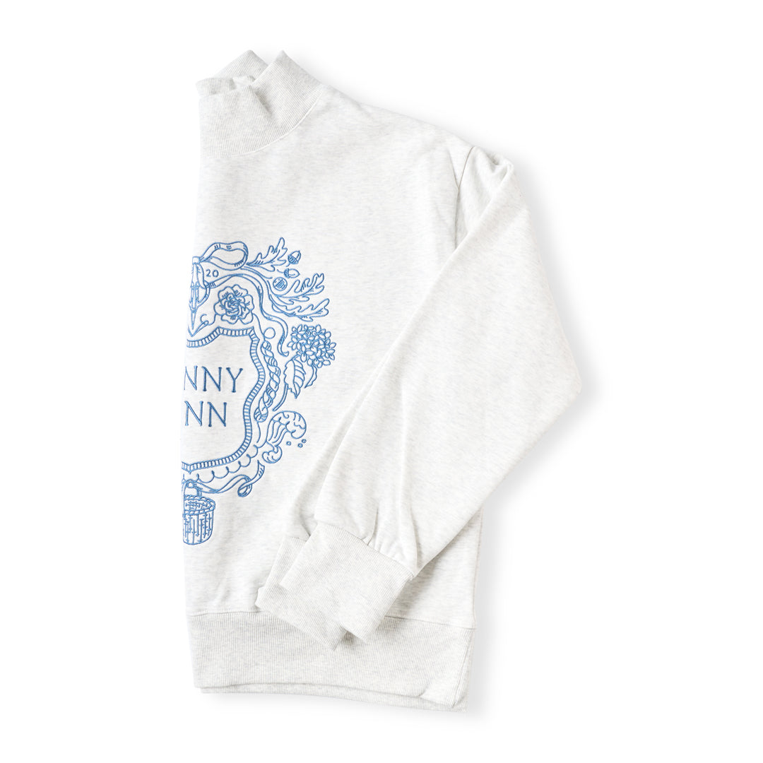 Penny Linn Full Crest Mock Neck Pullover