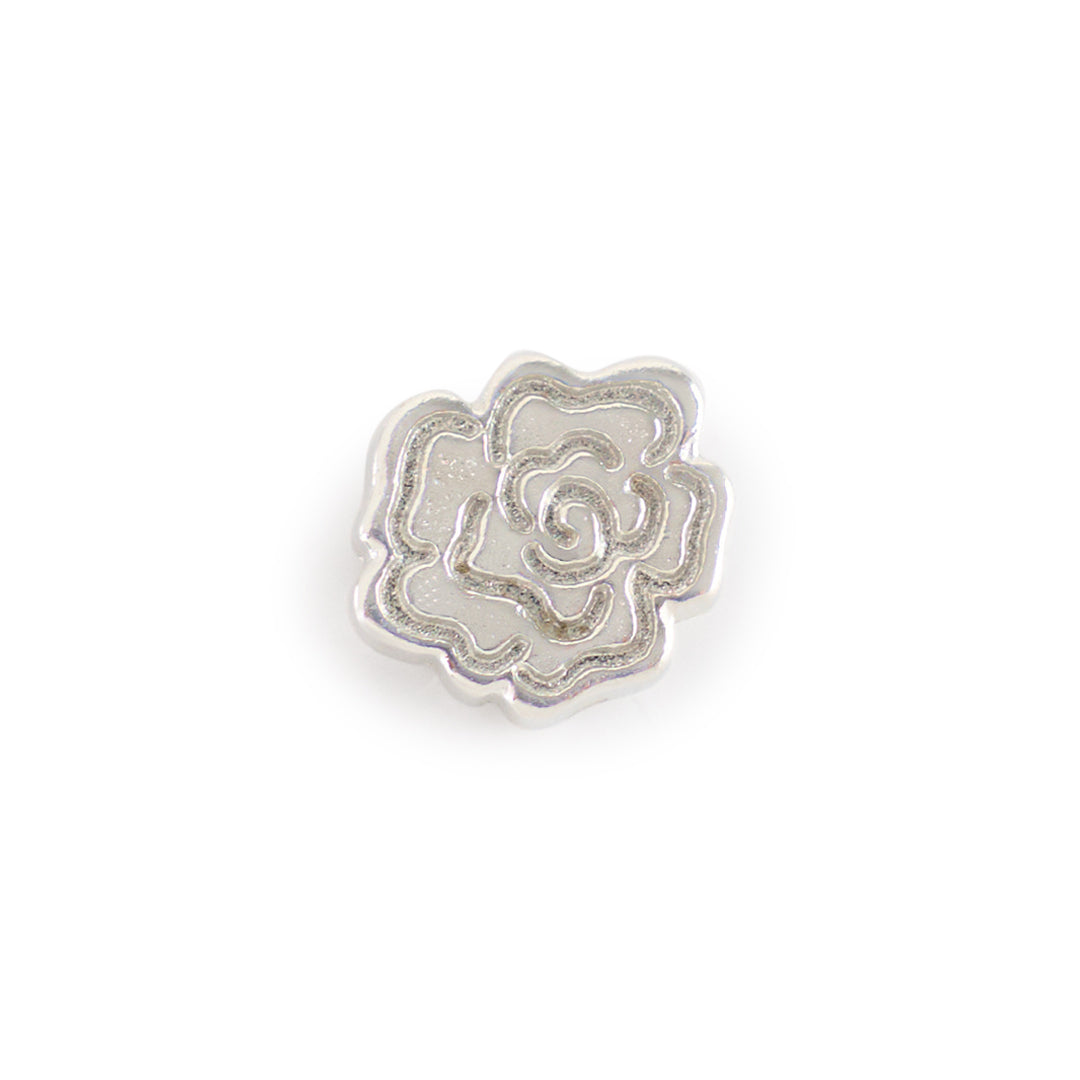 Gardenia Thumb Tacks - Silver