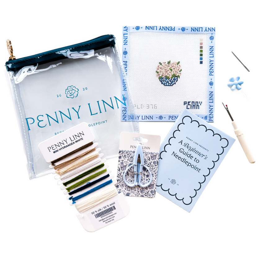 Tiny Ginger Jar Hydrangea - White - All in One Kit – Penny Linn