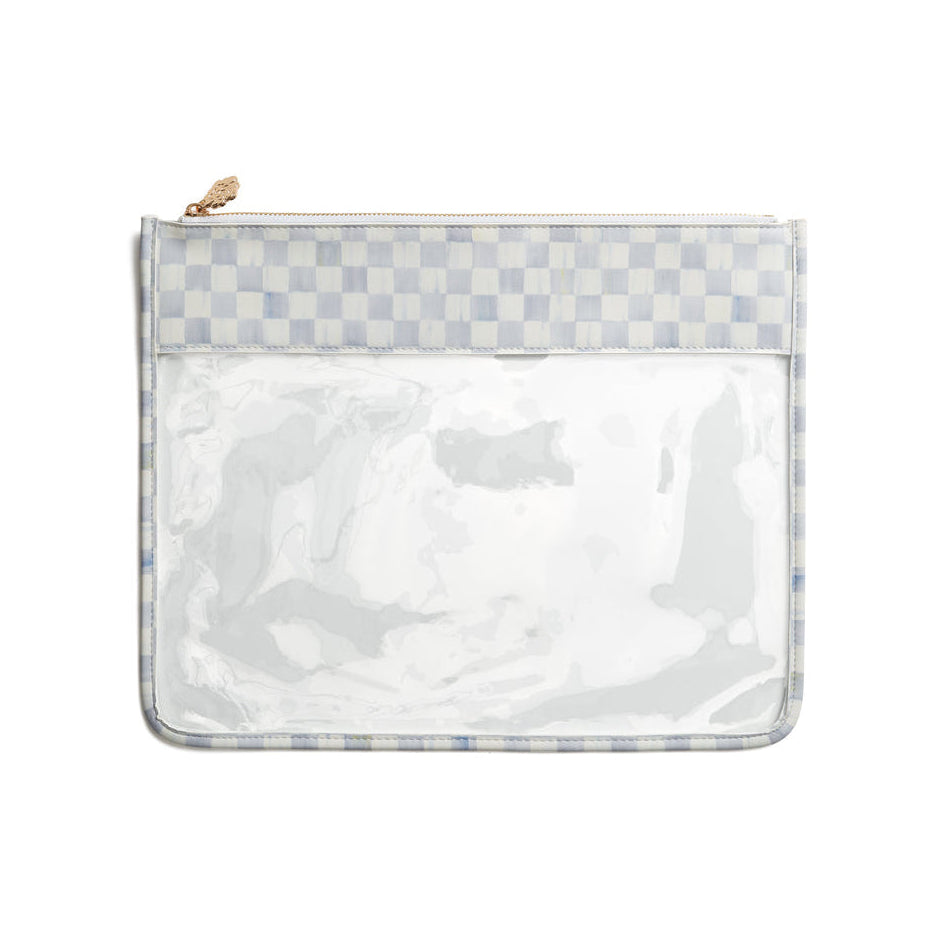 MacKenzie-Childs Print Leather Project Bag